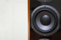 Sound system woofer Royalty Free Stock Photo