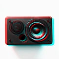 Speaker woofer musical electronic audio bass Royalty Free Stock Photo