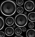 Speakers abstract background