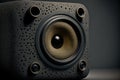 speakers black sponge texture Royalty Free Stock Photo