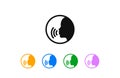 Speaking Icon dialog silhouette clipart