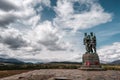 Commando Memorial at Spean Bridge in Scotland Royalty Free Stock Photo