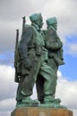 Commando Memorial in the Scottish Highlands Royalty Free Stock Photo