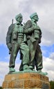 Commando Memorial in the Scottish Highlands Royalty Free Stock Photo