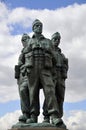 Commando Memorial in the Scottish Highlands Royalty Free Stock Photo