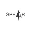 Spear logo and symbol Royalty Free Stock Photo