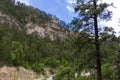 Spearfish Canyon in Summer, South Dakota Royalty Free Stock Photo