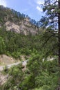 Spearfish Canyon in Summer, South Dakota Royalty Free Stock Photo