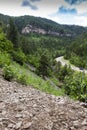 Spearfish Canyon in Summer, South Dakota Royalty Free Stock Photo