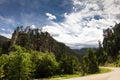 Spearfish Canyon in Summer, South Dakota Royalty Free Stock Photo