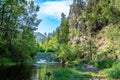 Spearfish Creek in the Black Hills Royalty Free Stock Photo