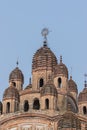 Decorative spears on top of Hindu temple, India Royalty Free Stock Photo