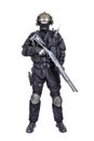 Spec ops soldier with shotgun