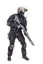 Spec ops soldier with shotgun