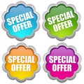 Specail offer sticker Royalty Free Stock Photo