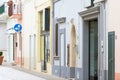 Specchia, Apulia - Colorful old facades in the old town of Specchia Royalty Free Stock Photo