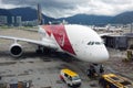 A special anniversary livery Airbus A380 from Singapore Airlines (SQ)