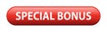 Special bonus button Royalty Free Stock Photo