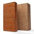 Special bricks, firebricks Royalty Free Stock Photo
