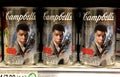 Special Campbell Soup Star Wars edition for sale at a grocery store