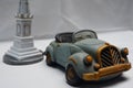 Special Car Miniature with Yogyakarta tower miniature