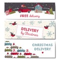 Special christmas delivery vector Illustration