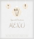 Special Christmas menu design