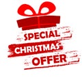 Special christmas offer Royalty Free Stock Photo