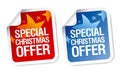 Special Christmas offer stickers.