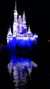 Special Christmas-themed Cinderella Castle Royalty Free Stock Photo