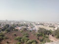 A city view of fort roof in jhansi utterpradesh Royalty Free Stock Photo