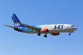 Special color scheme SAS 737-800