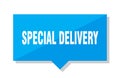Special delivery price tag Royalty Free Stock Photo