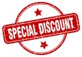 special discount stamp. special discount round vintage grunge label.