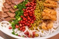 A special dish from Guangxi, China, Guilin rice noodles, cold rice noodles Royalty Free Stock Photo