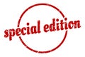 special edition sign. special edition round vintage stamp. Royalty Free Stock Photo