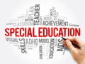 Special Education word cloud collage Royalty Free Stock Photo