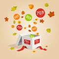 Special fall offer sale discount symbol