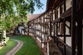 Special feature of Prejmer fortified church preserved until today as a whole is 270 four-story residential rooms