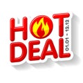 Hot deal sticker
