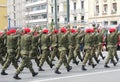 Special Forces Marching Royalty Free Stock Photo