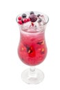 Special fruits mix drink with ice