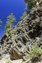 Special Geology in Devils Postpile National Monument Royalty Free Stock Photo