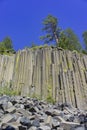 Special Geology in Devils Postpile National Monument Royalty Free Stock Photo