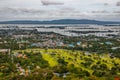 Mandalay Myanmar Burma Southeast Asia view to the landscape and cityscape from Mandalay Hill