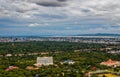 Mandalay Myanmar Burma Southeast Asia view to the landscape and cityscape from Mandalay Hill