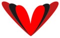 Special heart vector logo for new branding