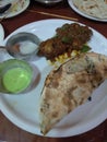 Special indian food `chiken kari & tandoori roti`