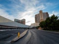 Special lockdown scene of the famous Palazzo on Las Vegas Strip