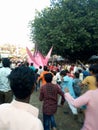 A lot of people enjoy a festival in india